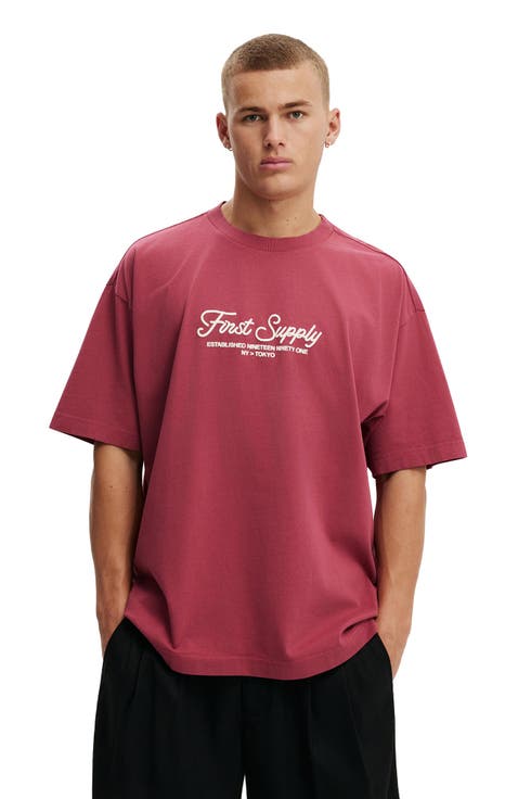 Box Fit Text T-Shirt