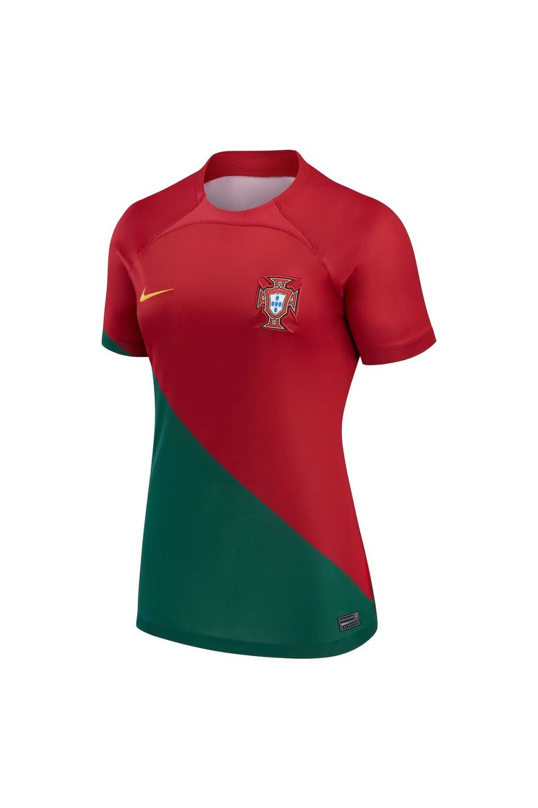 Women's Nike Red Portugal National Team 2022/23 Home Breathe Stadium Replica Blank Jersey, Alternate, color, Red