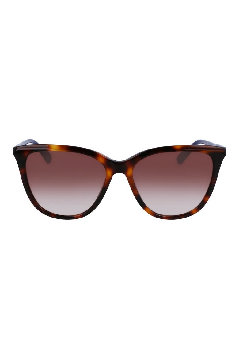 Le Pliage 56mm Gradient Tea Cup Sunglasses, Main, color, HAVANA