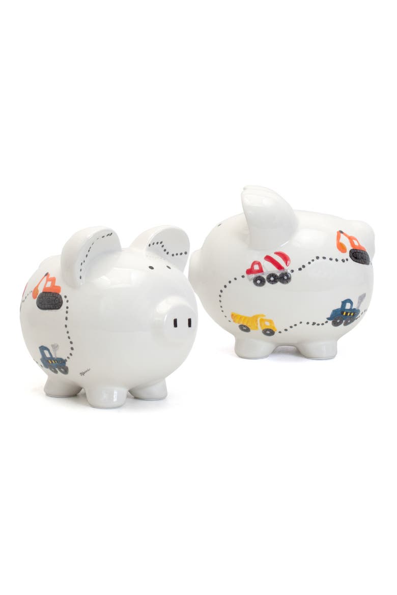 Hard Hat Piggy Bank, Alternate, color, WHITE