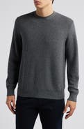 Vince Geometric Jacquard Wool & Cotton Blend Crewneck Sweater