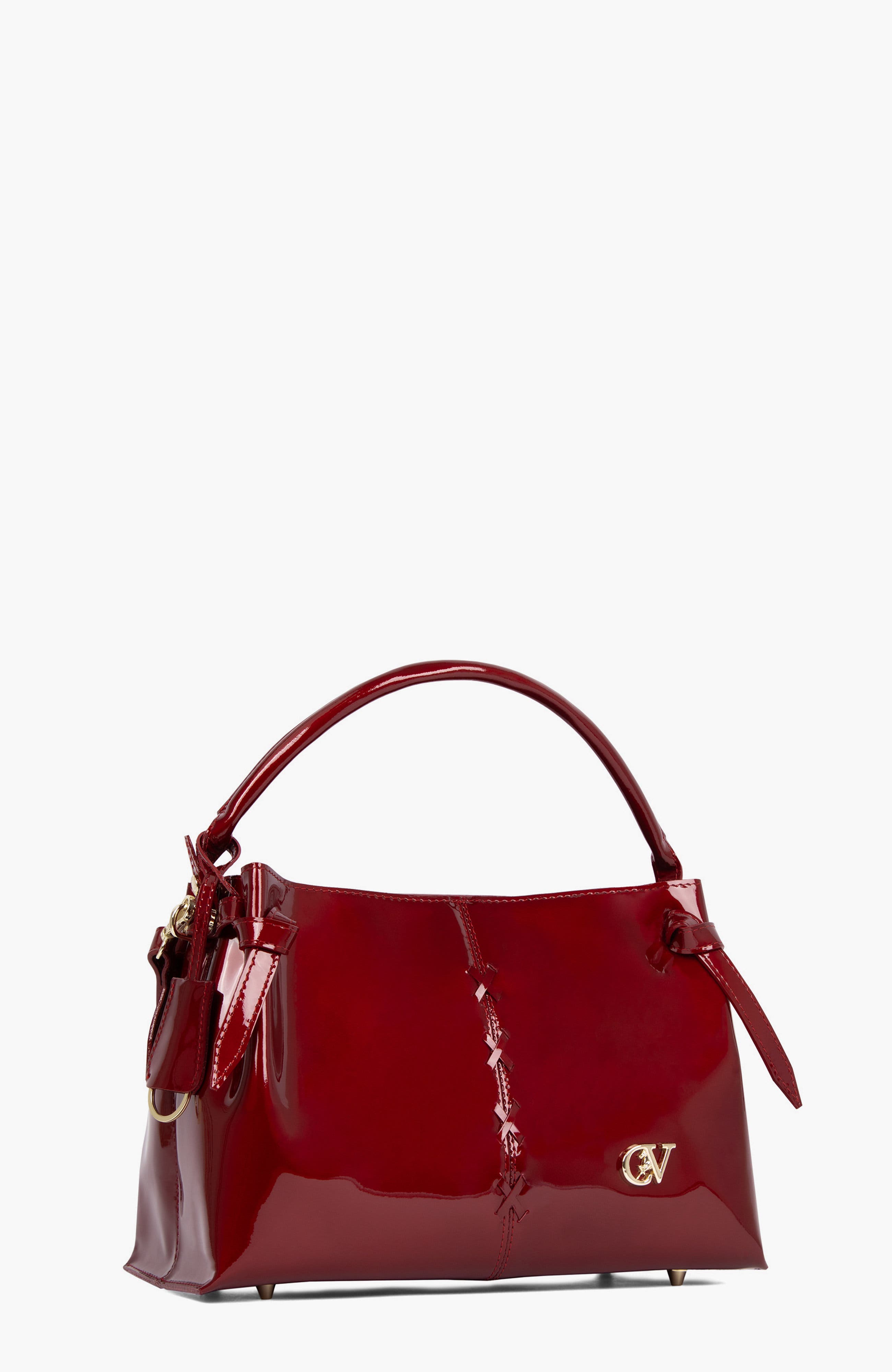 Midnight Rouge 627 Limited Edition Patent Leather Handbag, Alternate, color, Red