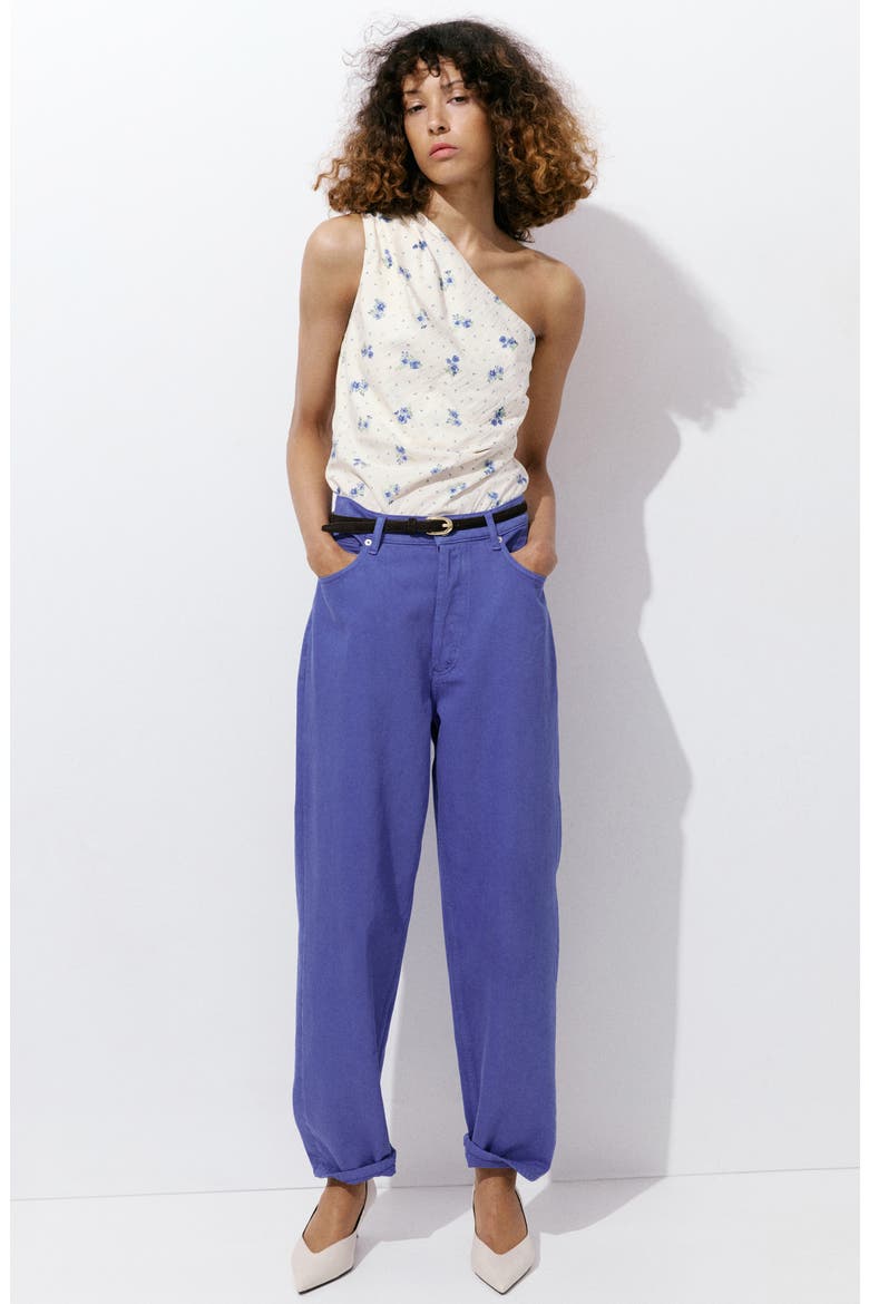 Coya One Shoulder Knit Top, Alternate, color, WHITE