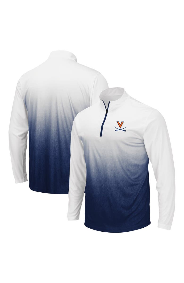 COLOSSEUM Men's Colosseum Navy Virginia Cavaliers Magic Quarter-Zip Jacket, Main, color,