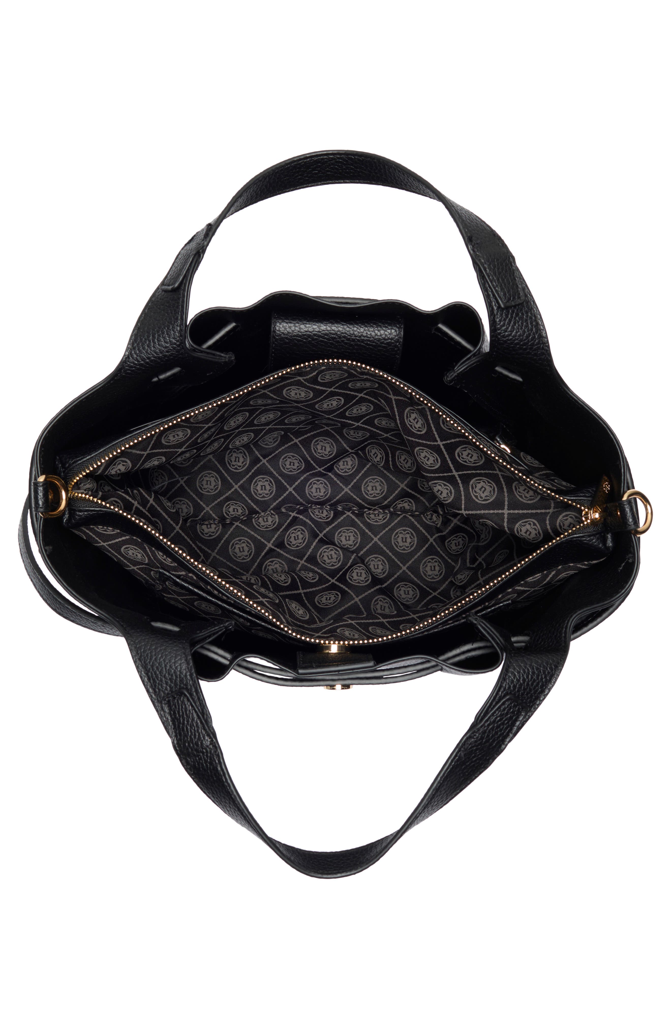 Nanette Lepore Walden Belted Satchel Bag, Alternate, color, Black