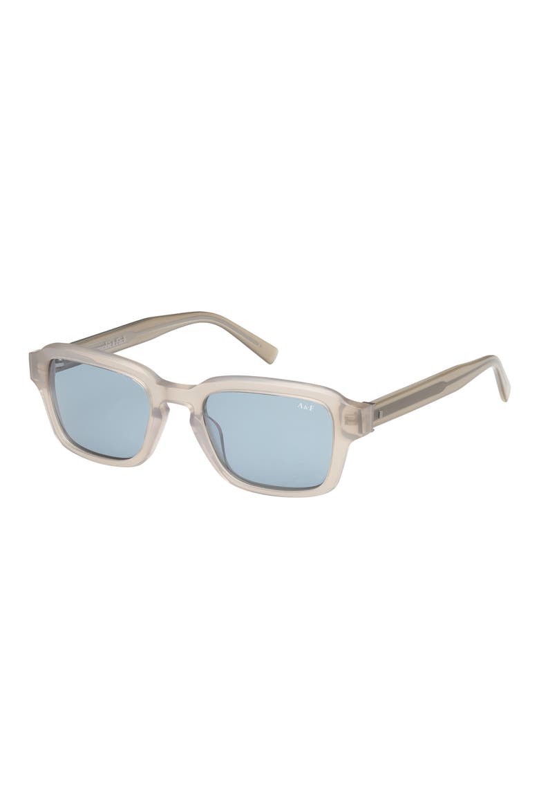 51mm Round Sunglasses, Alternate, color, GREY / BLUE LENS