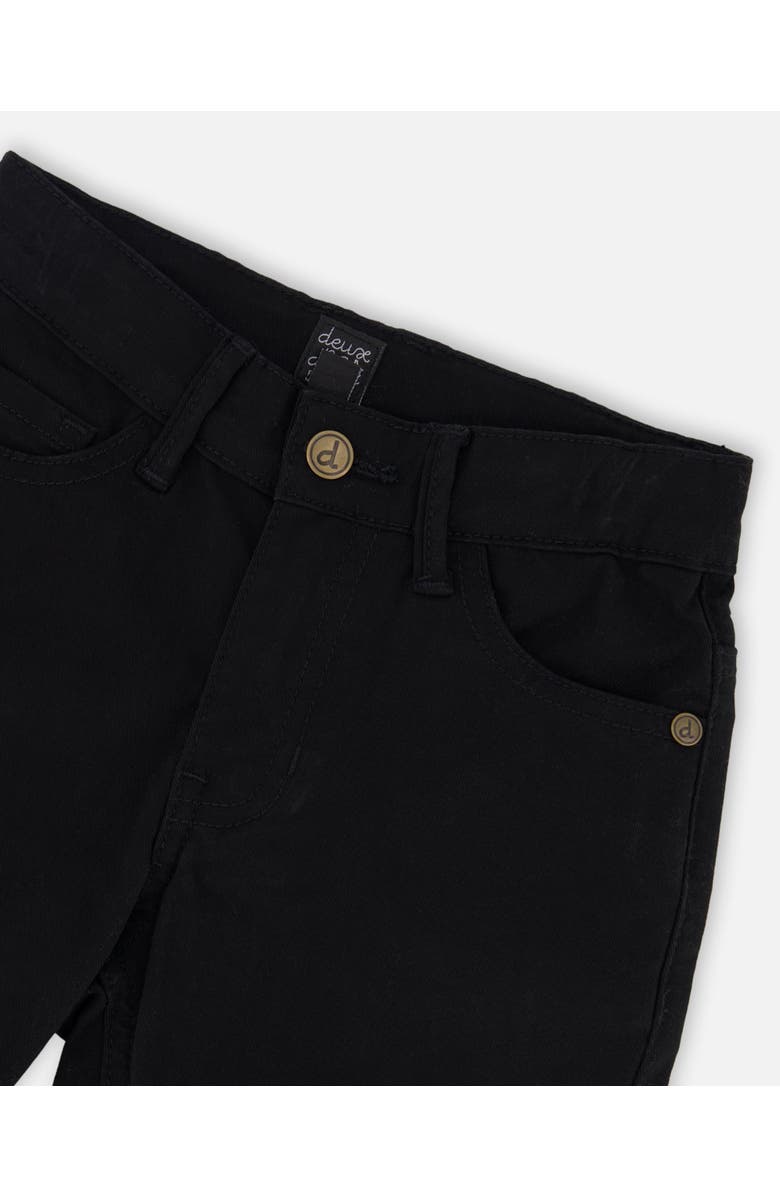 Deux par Deux Stretch Twill Pants, Alternate, color, Black