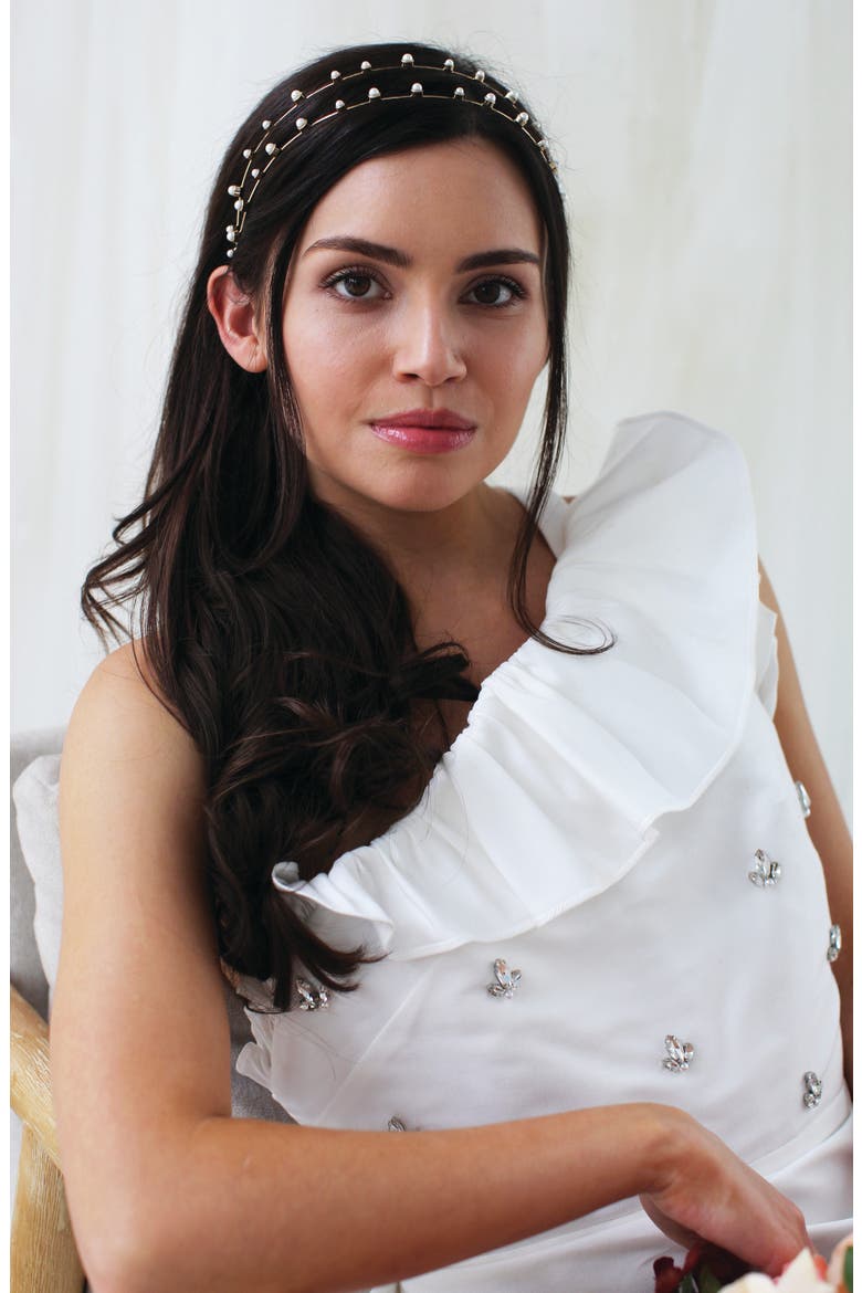 Florence Headband, Alternate, color, GOLD