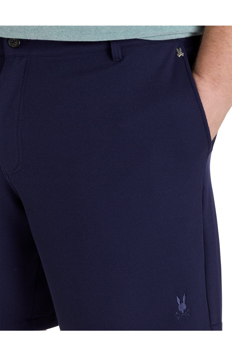 Psycho Bunny Big & Tall Shiro Honeycomb Shorts, Alternate, color, Evening Blue