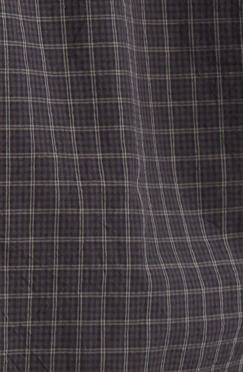 OUR LEGACY Double Borrowed Button-Up Shirt, Alternate, color, Black Faux Lumberjack Check