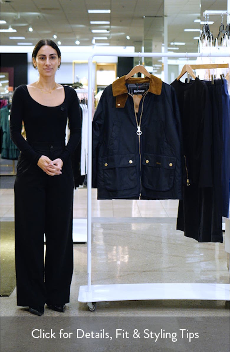 Esther Water Resistant Waxed Cotton Jacket, sales video thumbnail