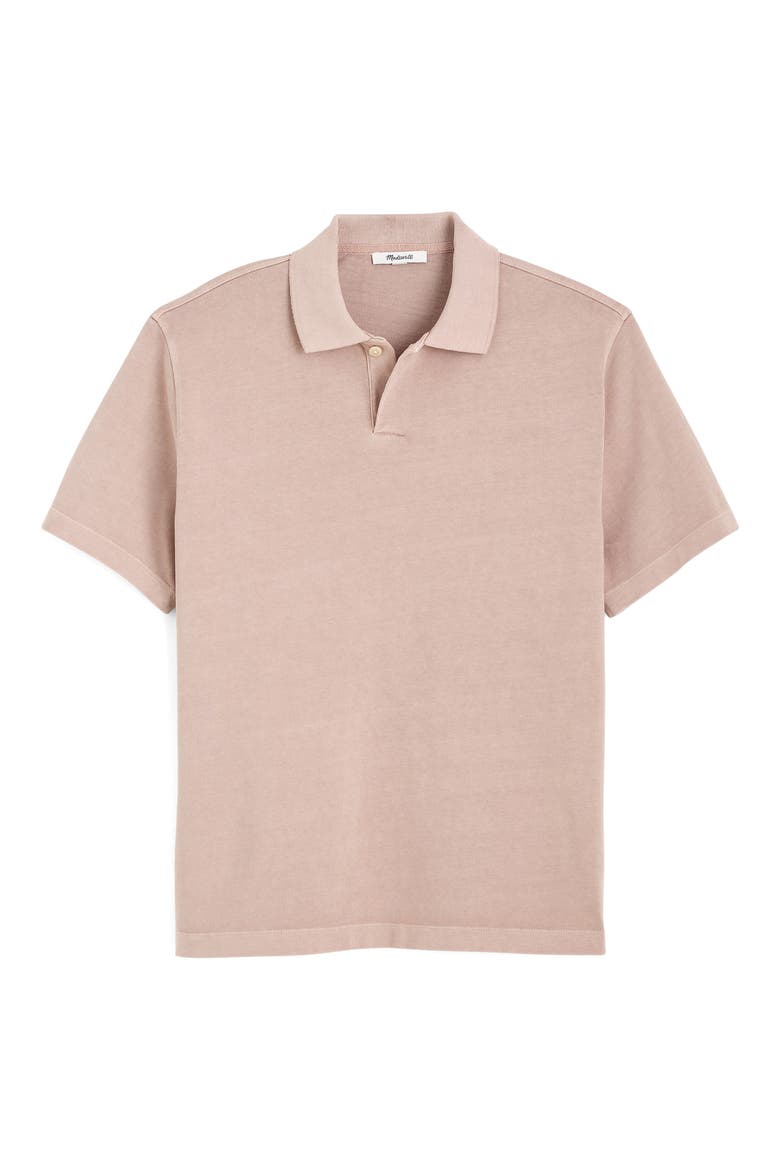 Compact Knit Polo, Alternate, color, GRAVEL