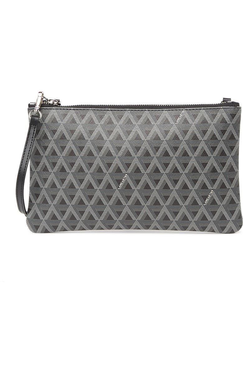 LANCASTER PARIS Ikon Small Flat Leather Crossbody Bag, Main, color,