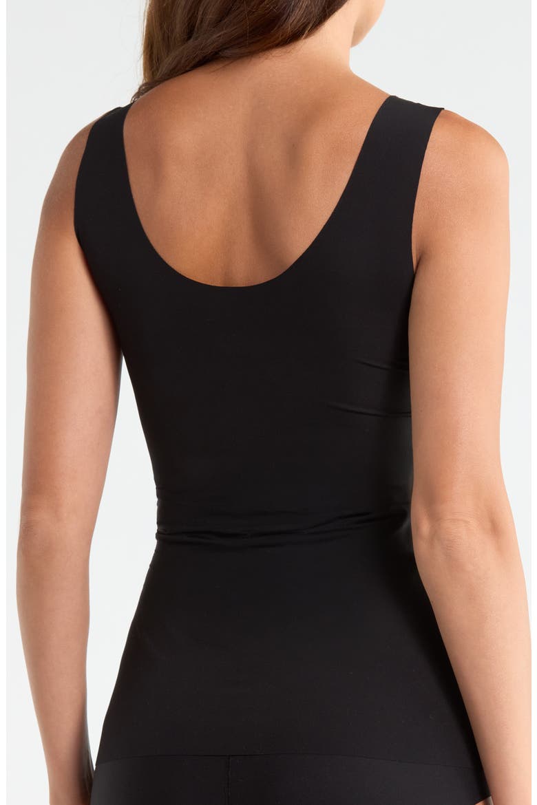 Pack of 2 Invisible Edge Tanks, Alternate, color, BLACK- BEIGE SMOKE