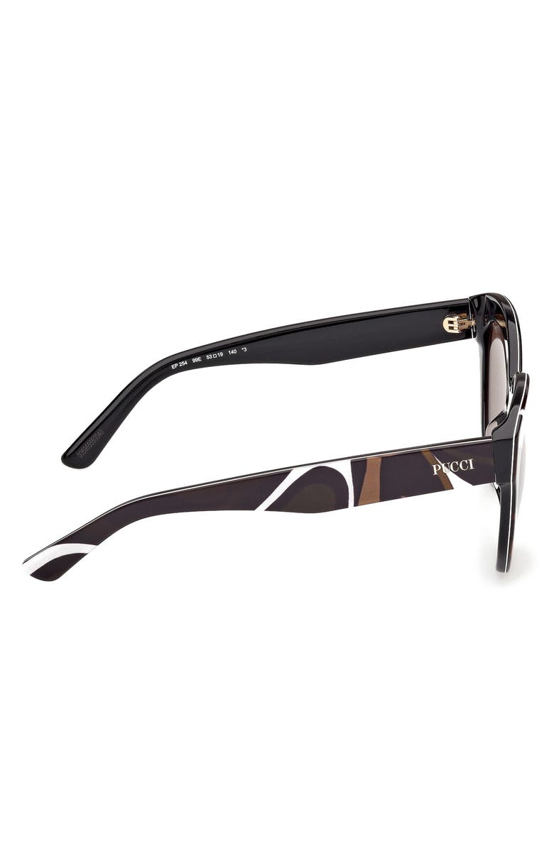 Emilio Pucci 53mm Geometric Sunglasses, Alternate, color,