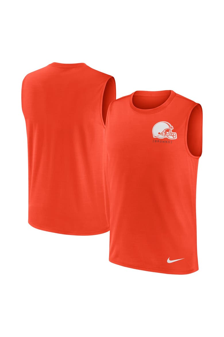 Men's Nike Orange Cleveland Browns Muscle Tank Top, Main, color, Orange