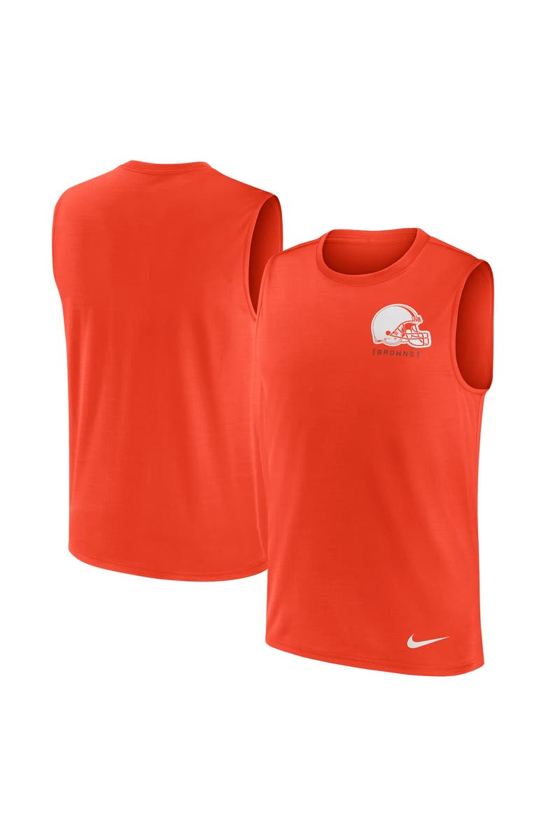 Nike Men's Nike Orange Cleveland Browns Muscle Tank Top, Main, color, Orange