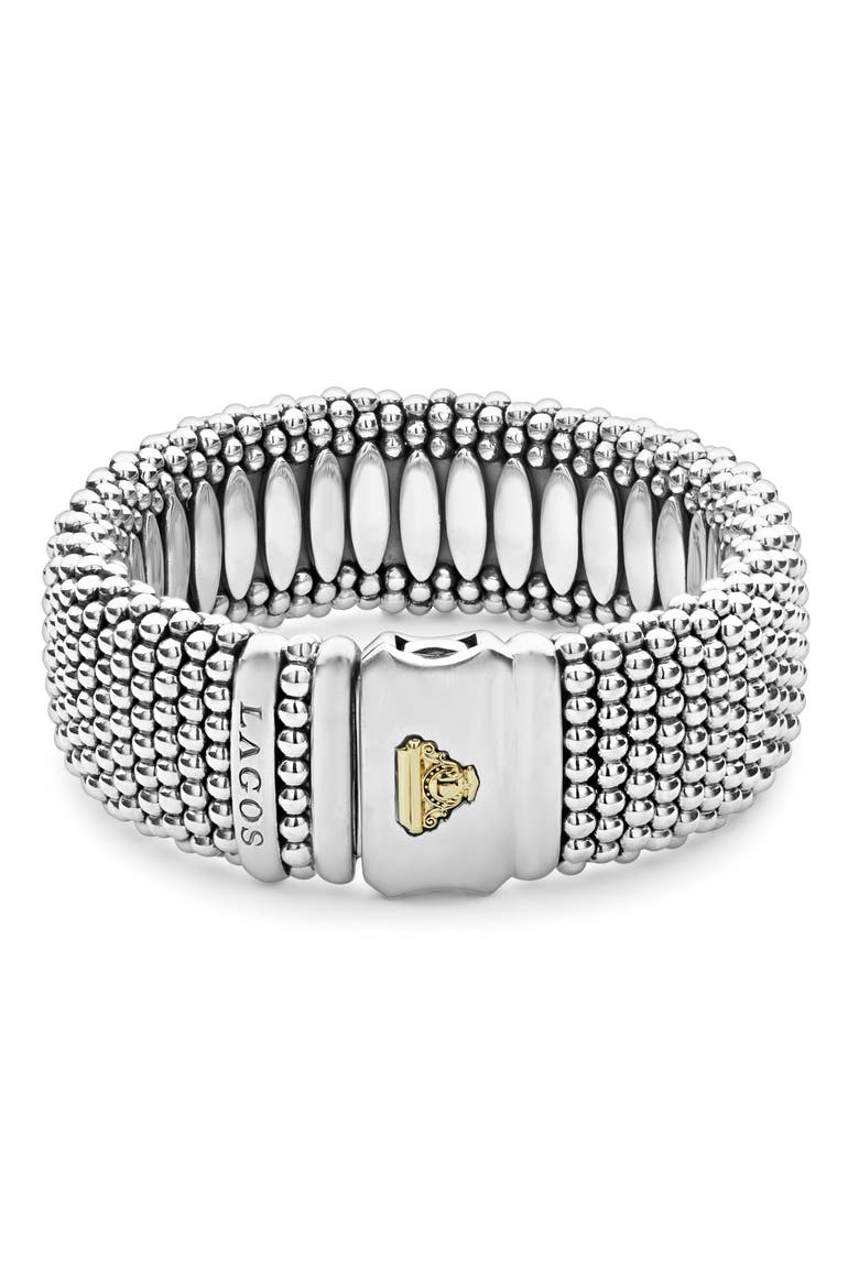 Rope Bracelet, Alternate, color, SILVER/ GOLD