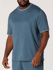 Reebok Big & Tall Performance Piped T-Shirt