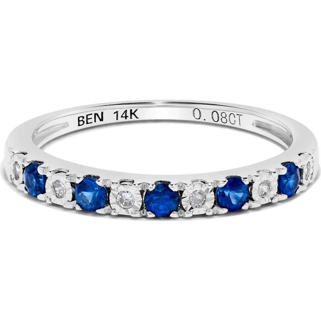 H.j. Namdar Diamond & Stone Stackable Ring