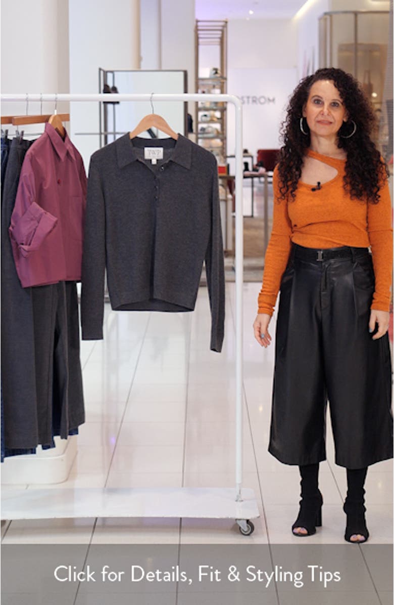 Jorden Thermal Cashmere Polo Sweater, sales video thumbnail