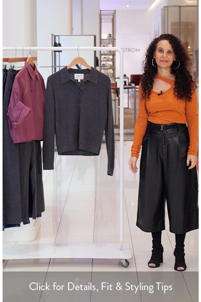 Jorden Thermal Cashmere Polo Sweater video