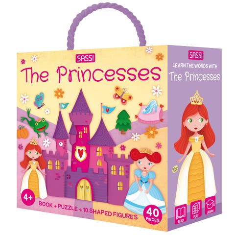 Q Box The Princesses Read Play Learn Enchanting 40 Piece Set