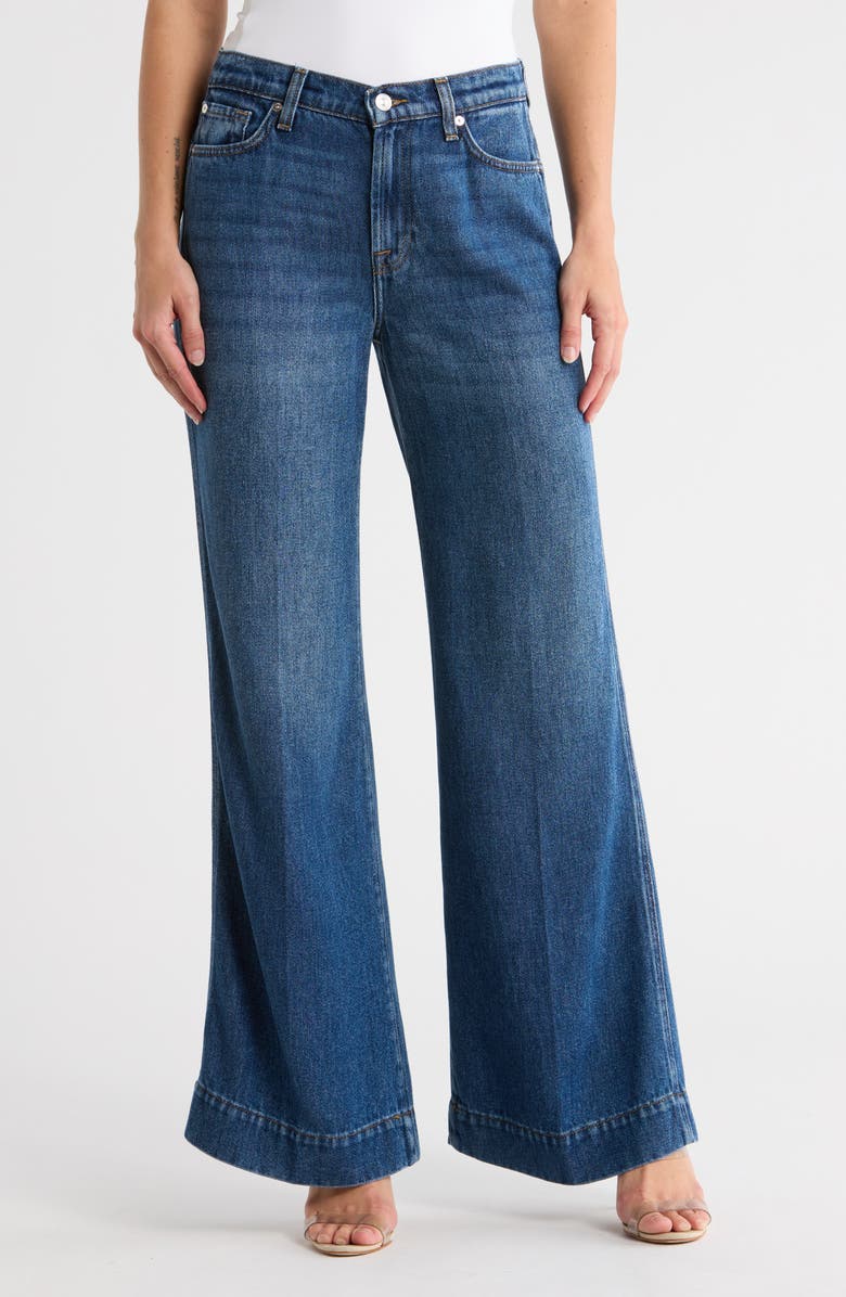 7 For All Mankind Modern Dojo High Waist Flare Jeans, Main, color, Centreville