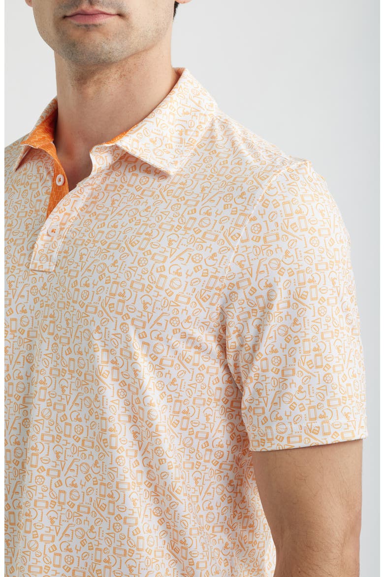XC+™ Performance Game Day Polo, Alternate, color, BRT ORANGE