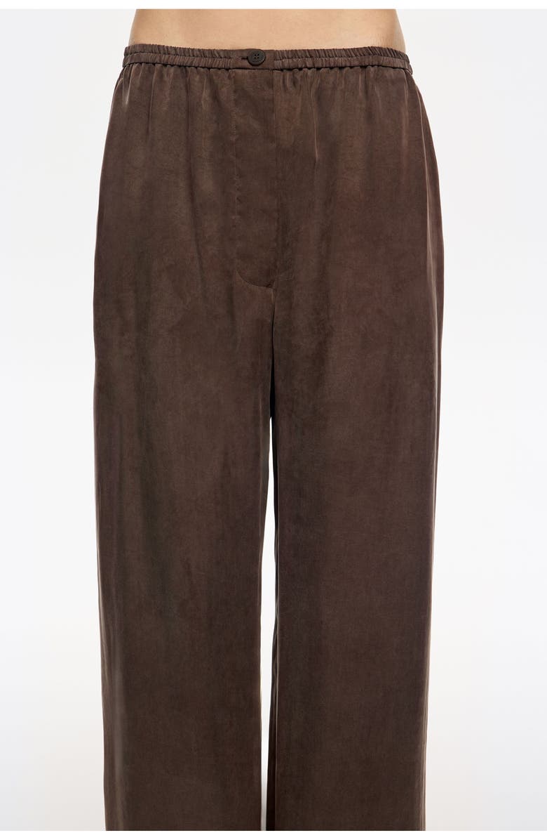 Bimba y Lola Washed Jogger Trousers, Alternate, color, Brown