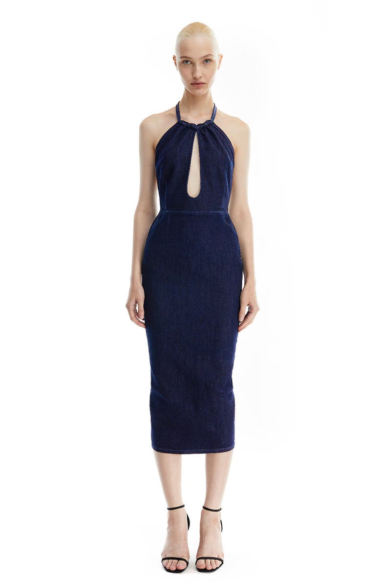 Mother of All Olivia Denim Midi Dress, Alternate, color, 