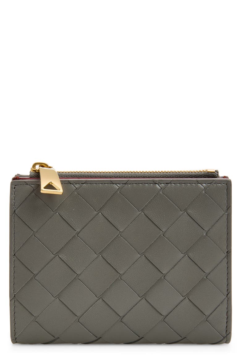 Portafoglia Leather Wallet, Main, color, BASALT/ LAVA