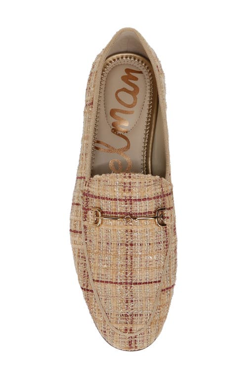 Sam Edelman Loraine Bit Loafer Pale Gold Fabric In Pale Gold