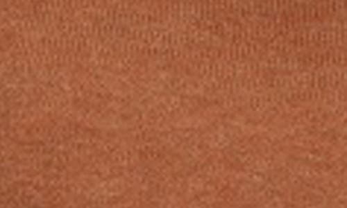 Rain And Rose Pointelle Sweater In Brown