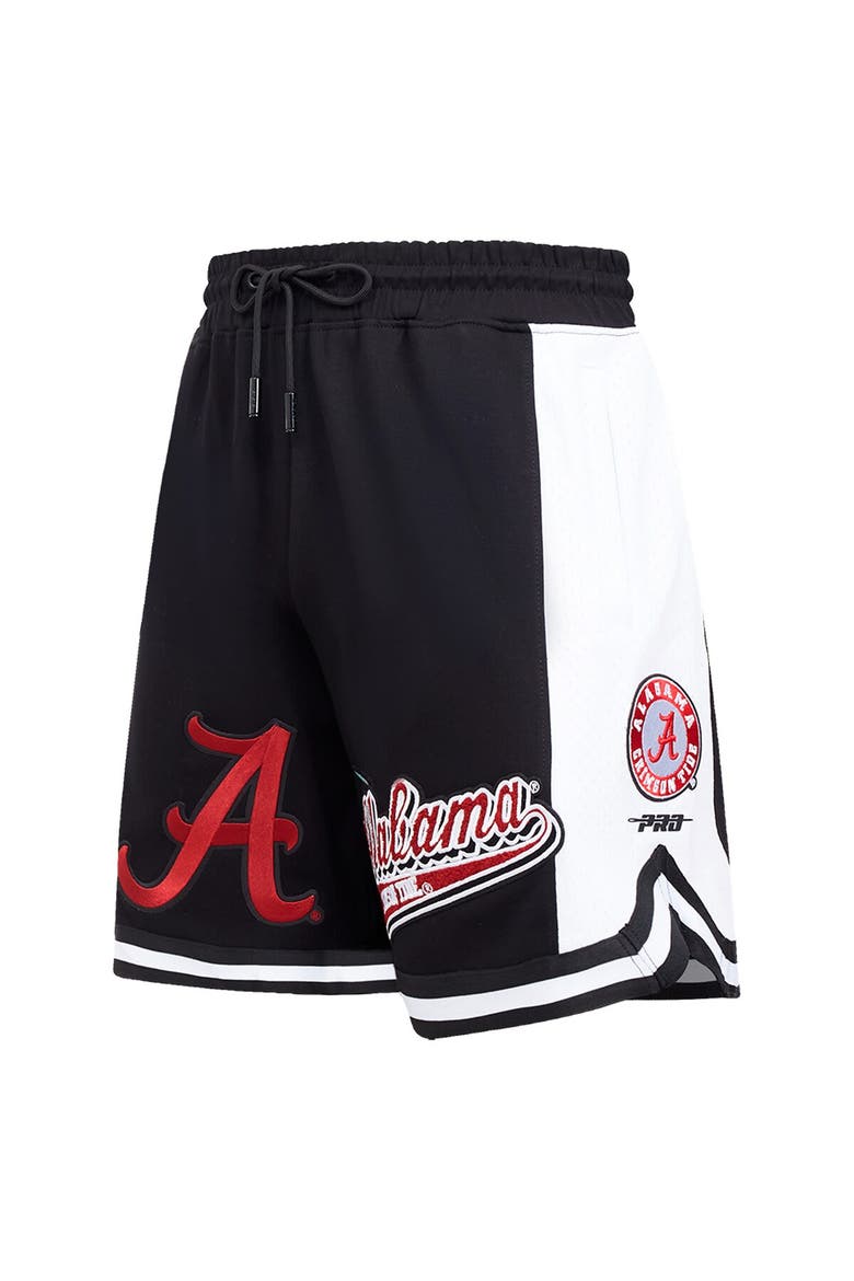 Men's Pro Standard Black Alabama Crimson Tide Script Tail DK 2.0 Shorts, Alternate, color, Black