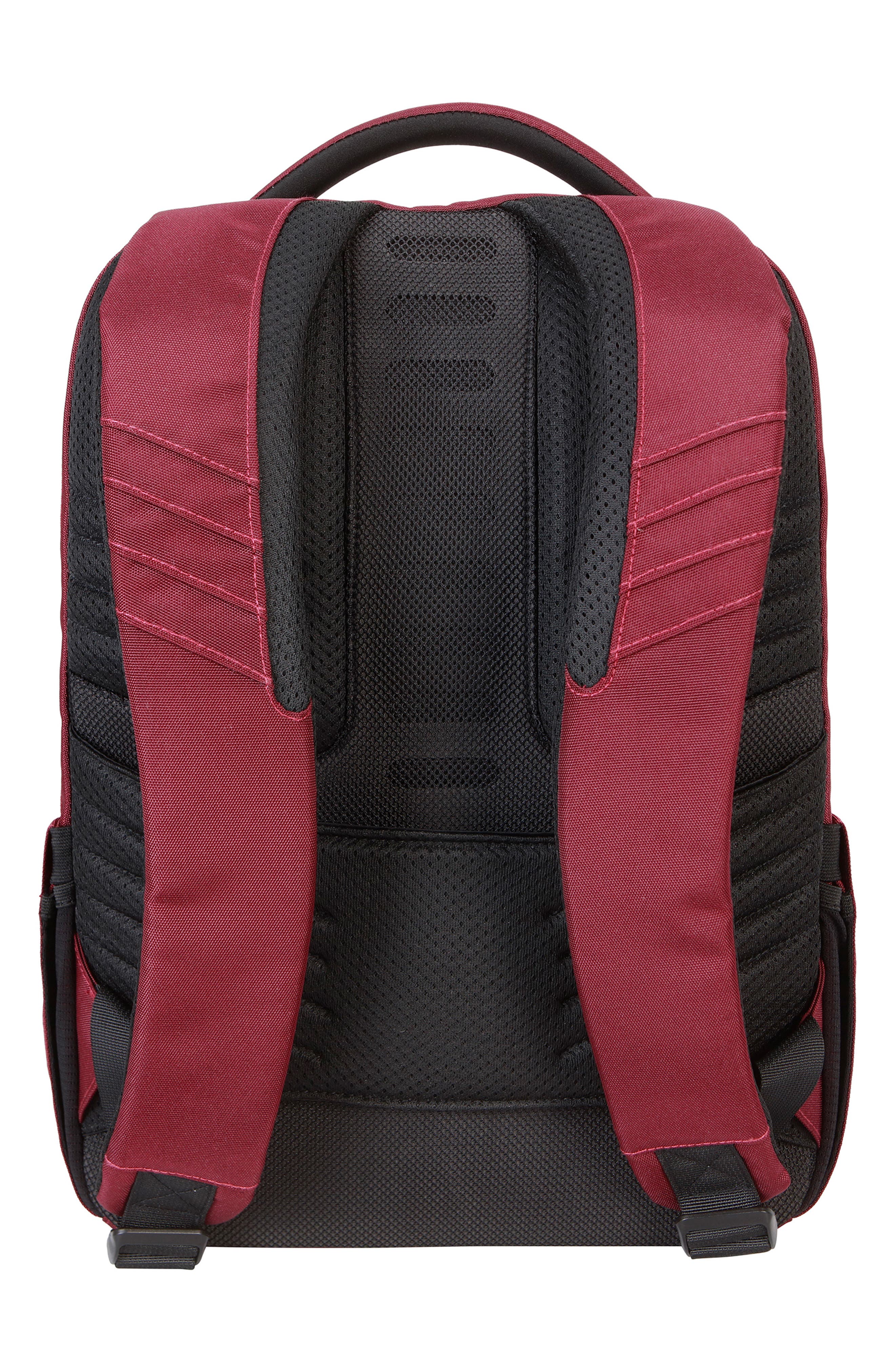 The Venturer Twill Backpack, Alternate, color, WINE