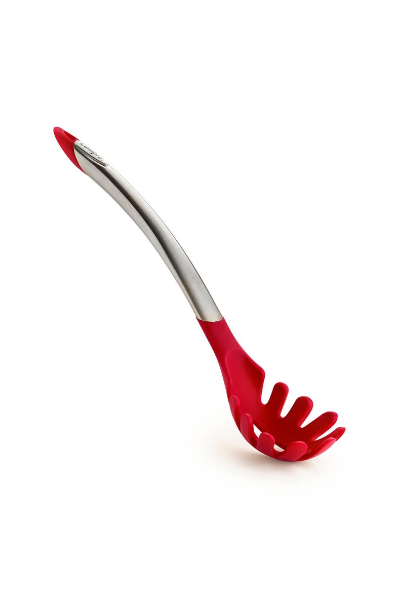 Silicone Spaghetti Server, Main, color, Red