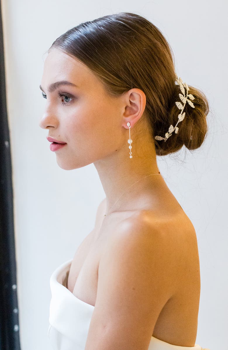 Brides & Hairpins Hestia Beaded Halo Comb, Main, color, 