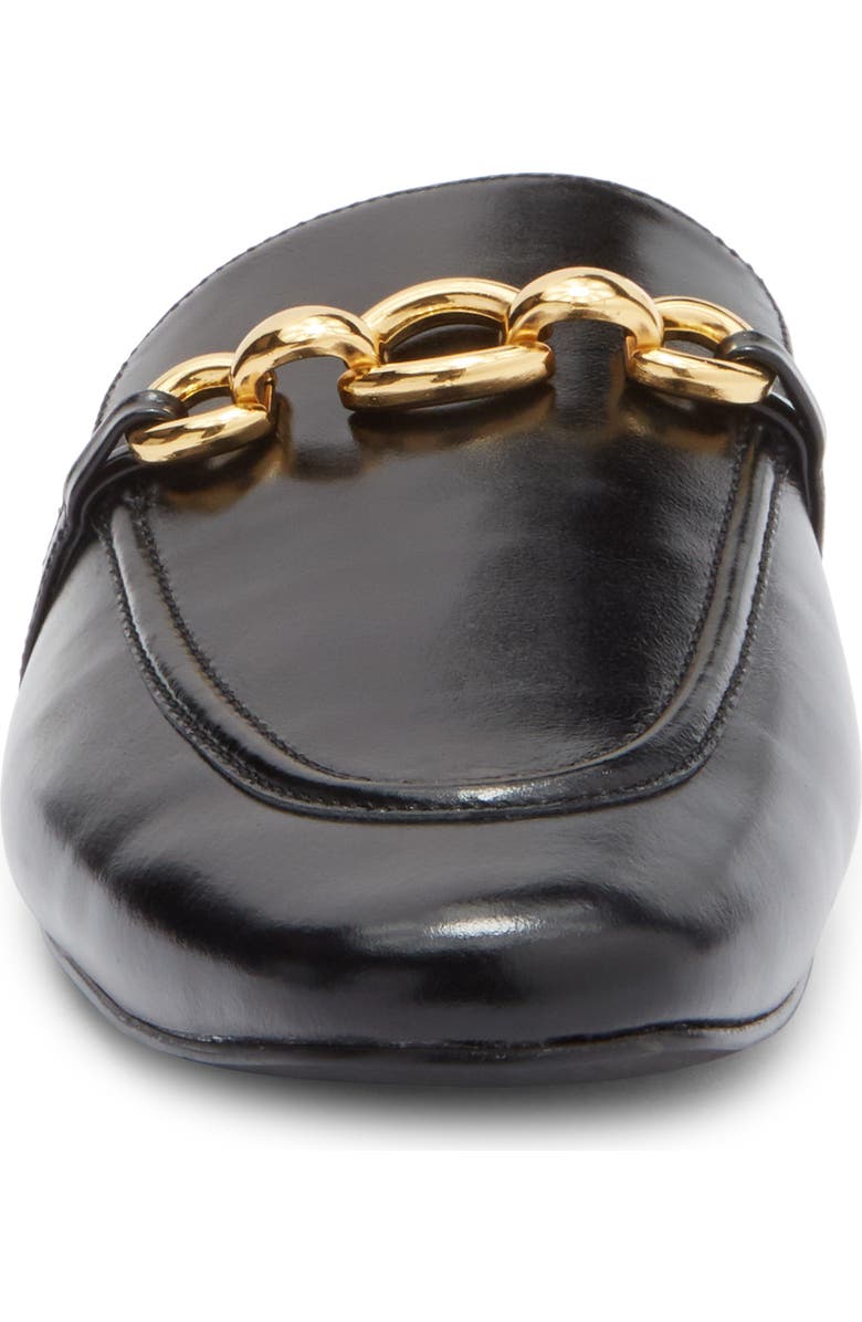 Jeffrey Campbell Clerk Bit Loafer Mule, Alternate, color, Black Gold