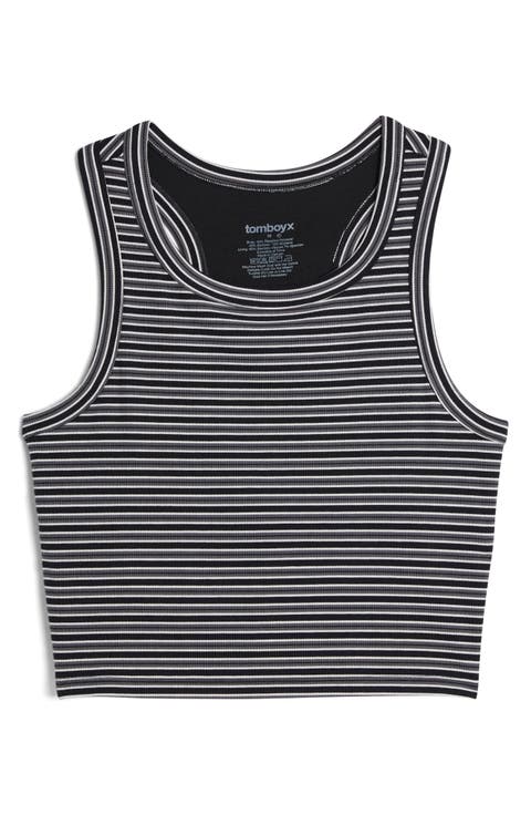 Rib Longline Sports Bra (Regular & Plus)