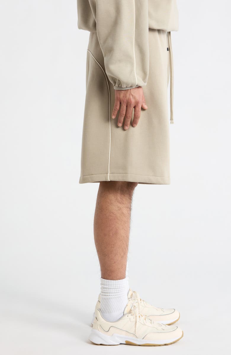 Fear of God Essentials Active Trace Relaxed Fit Drawtring Shorts, Alternate, color, Seal