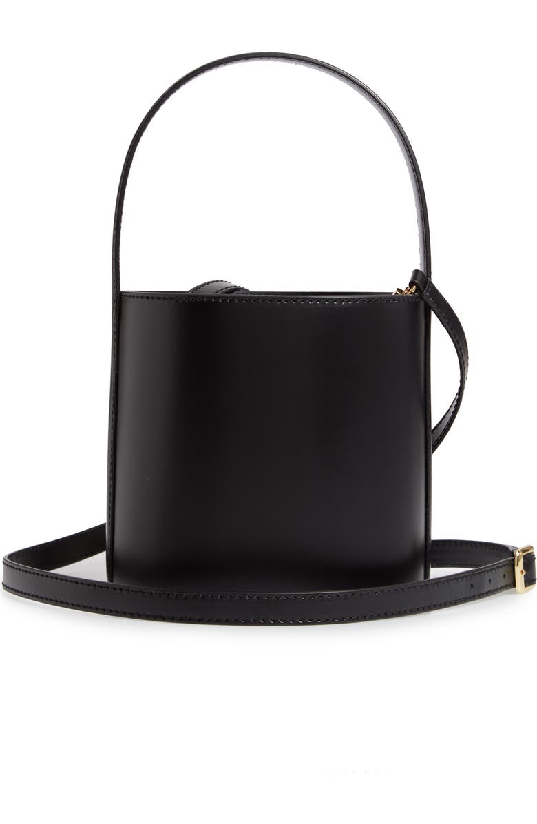 STAUD Bissett Leather Bucket Bag, Alternate, color,