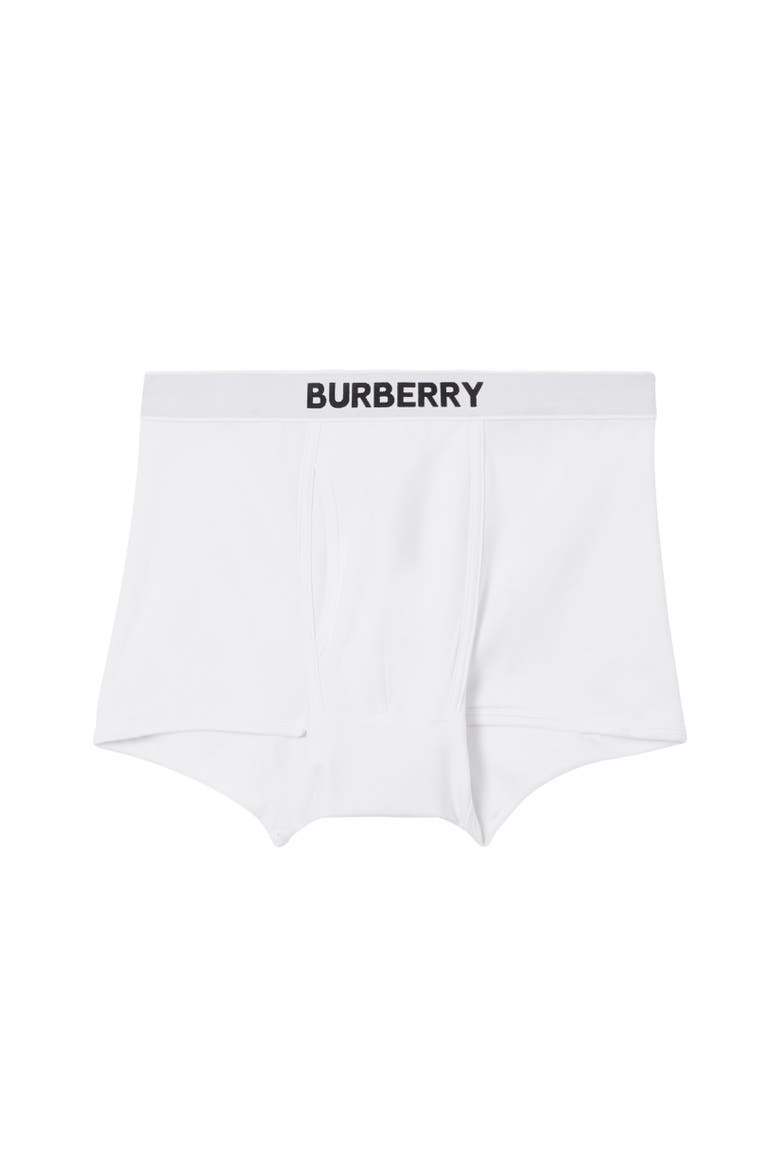 Cotton Boxer Shorts, Alternate, color, White