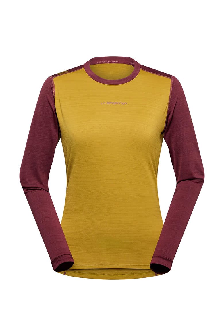 Tour Long-Sleeve Shirt - Women's, Alternate, color, Savana/Redwood