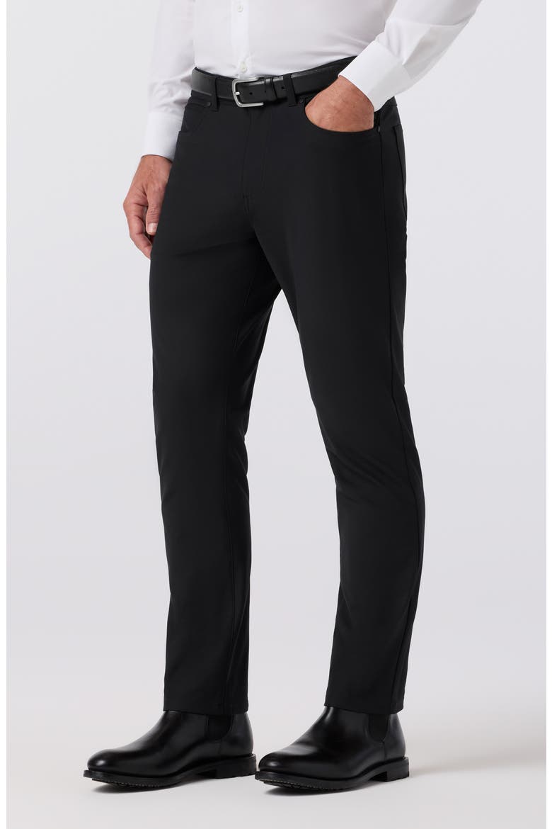 Upton Chino Performance Pants, Alternate, color, BLACK