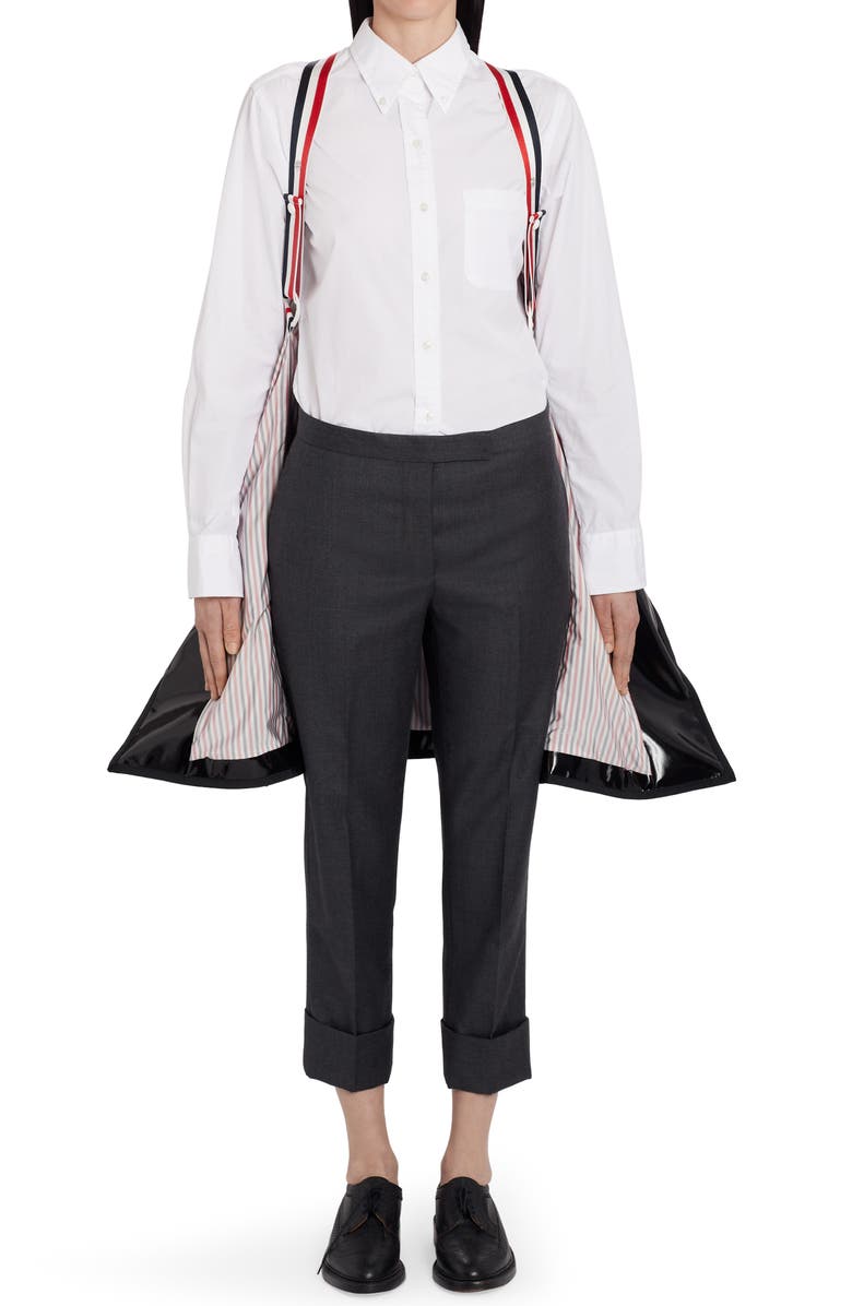 Thom Browne Chesterfield Down Puffer Overcoat, Alternate, color,