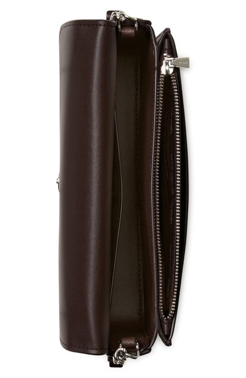 Kate Spade New York Ava Leather Wallet On A Chain In Brown
