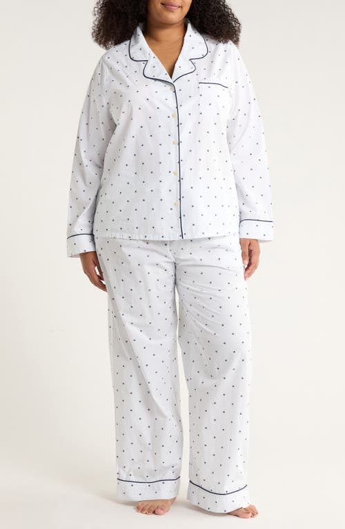 Nordstrom Classic Cotton Pajamas In Brown