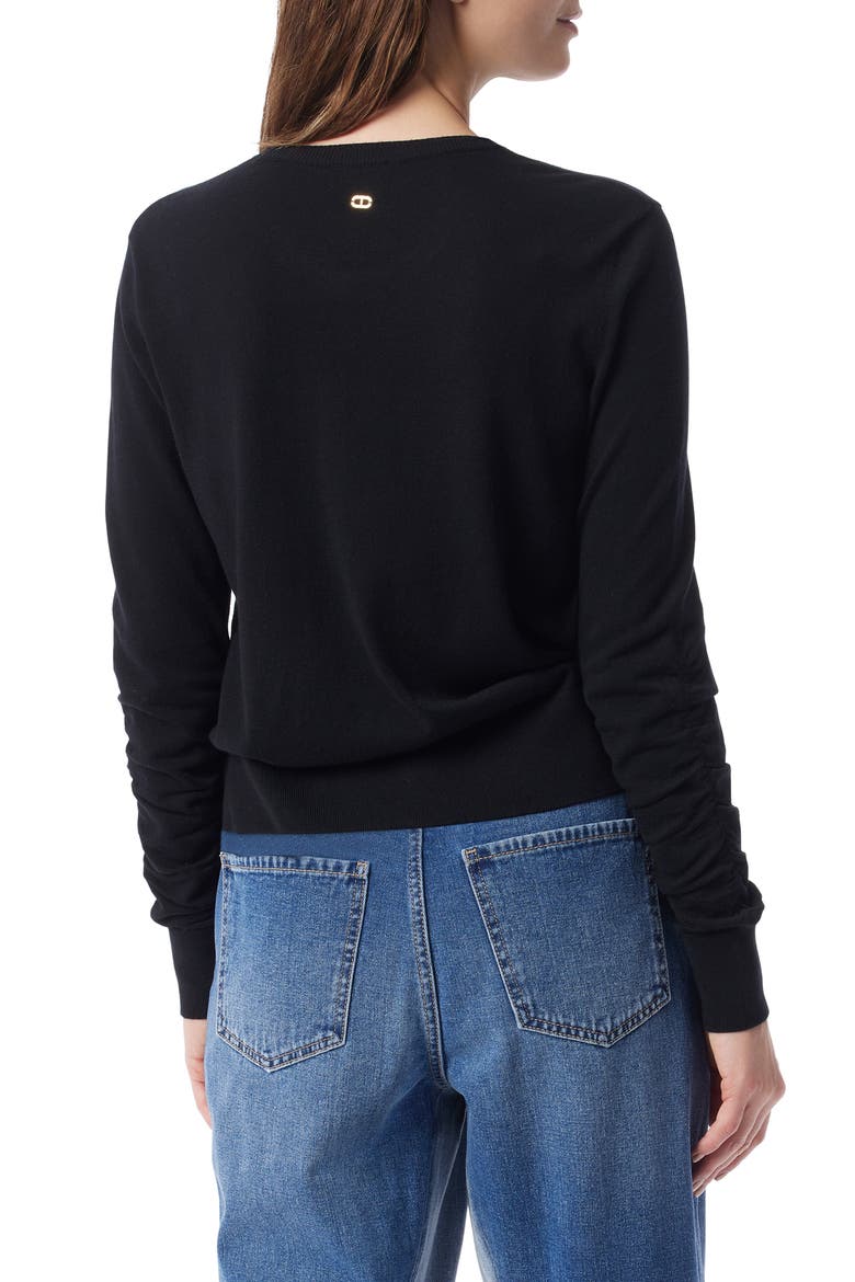Sally Crewneck Sweater, Alternate, color, BLACK