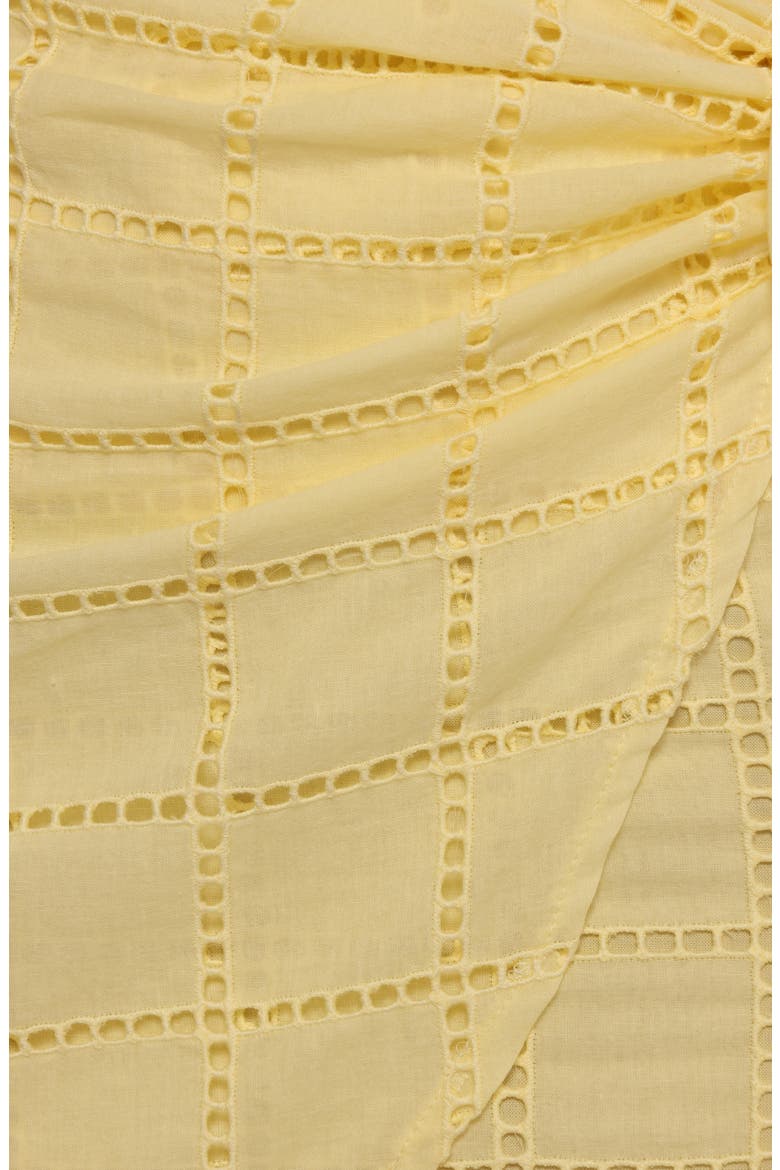Clare Wrap Miniskirt, Alternate, color, BUTTER YELLOW
